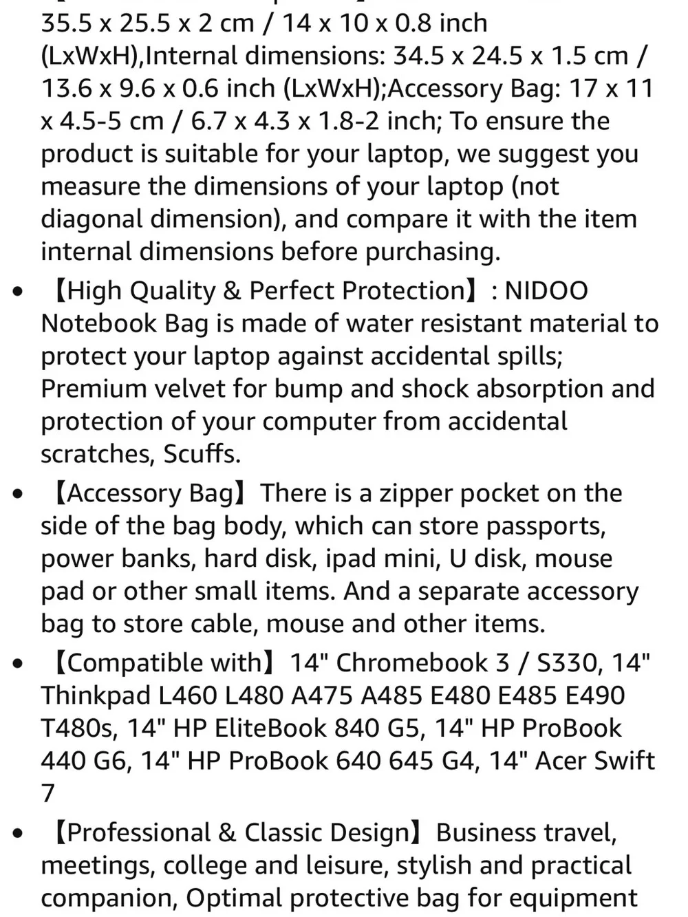 Black Laptop & Accessory Sleeve Set - Protective Tablet Case
